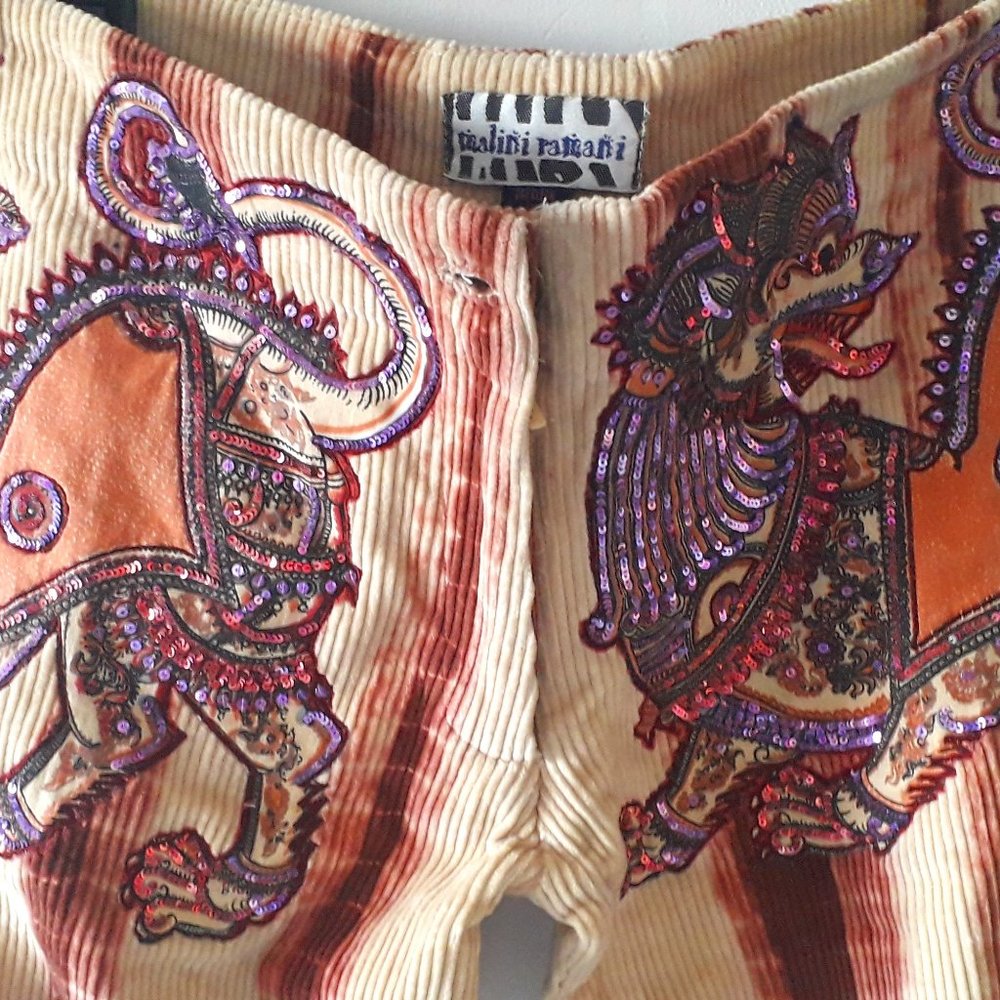 MALINI RAMANI corduroy  JEANS